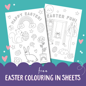 FREE Easter Colouring-in Sheets 🐣