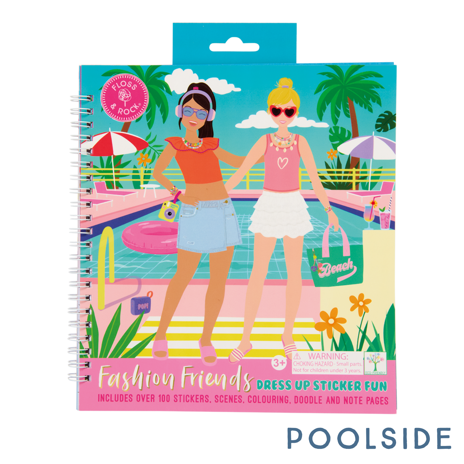 Fashion Friends Sticker Dress Up  | Children's Sticker Book Toy | Floss & Rock