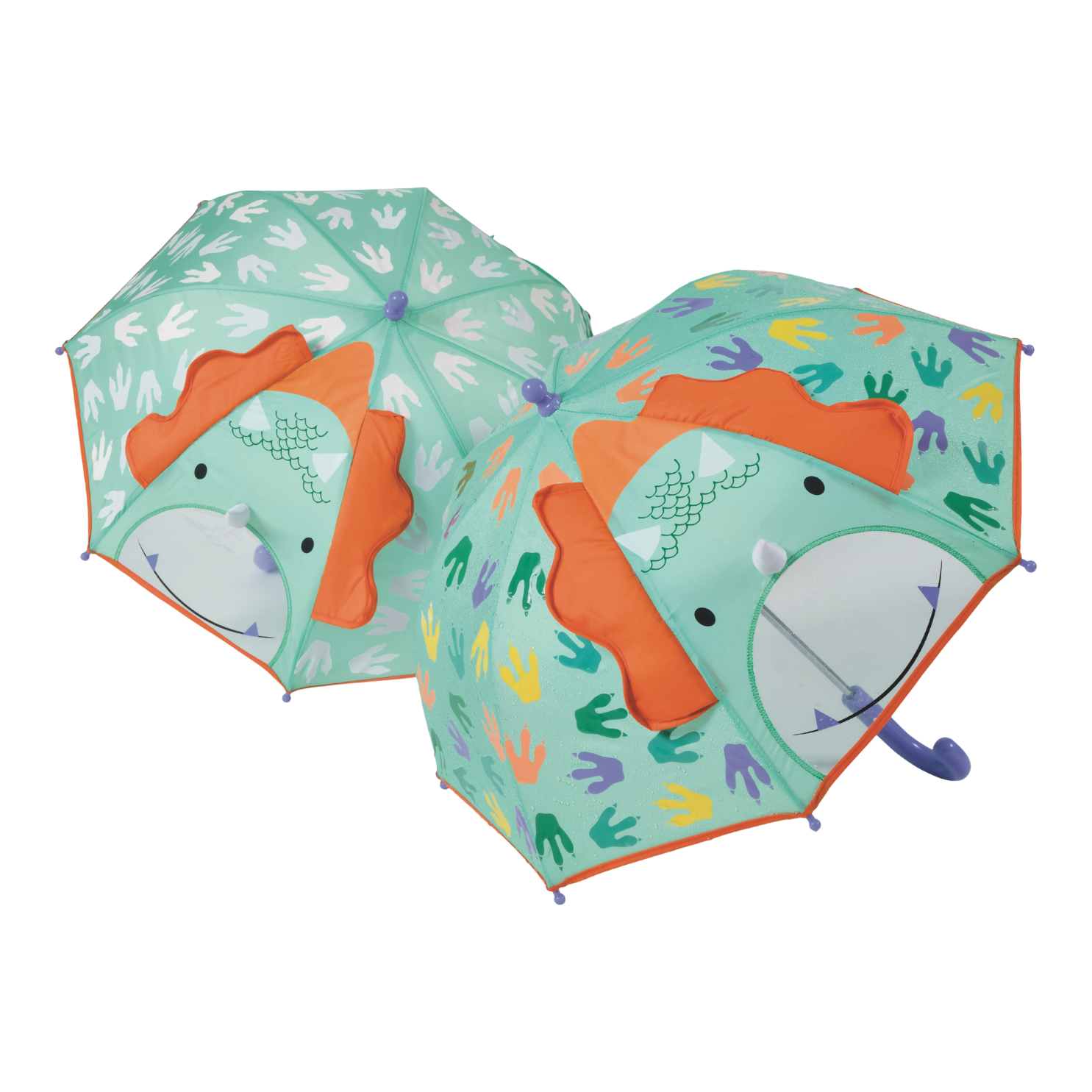 Colour Changing 3D Umbrella - Dinosaur