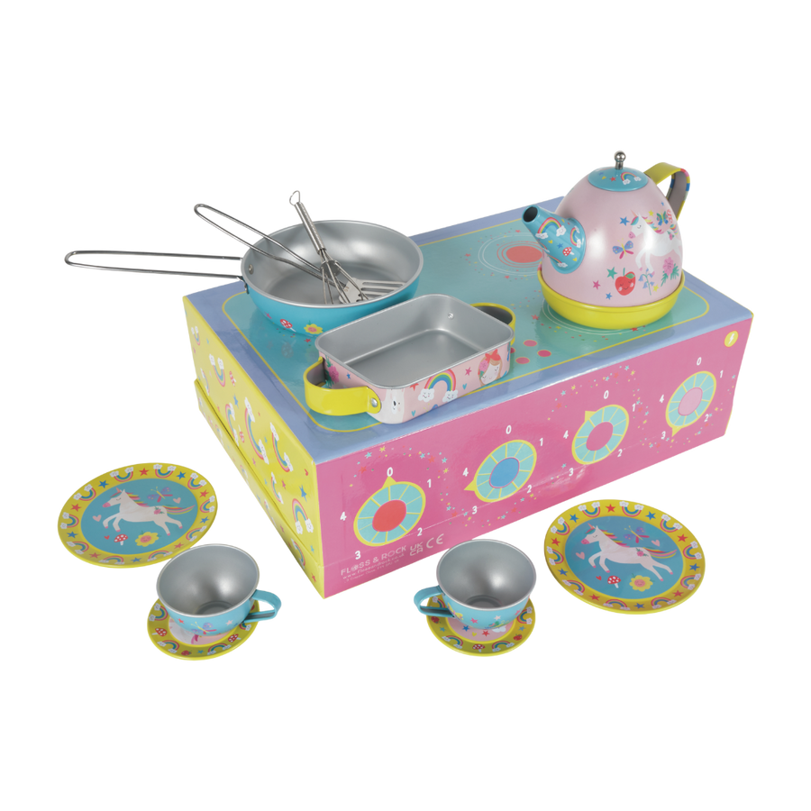 Musical Kitchen Set 12 Piece - Rainbow Fairy