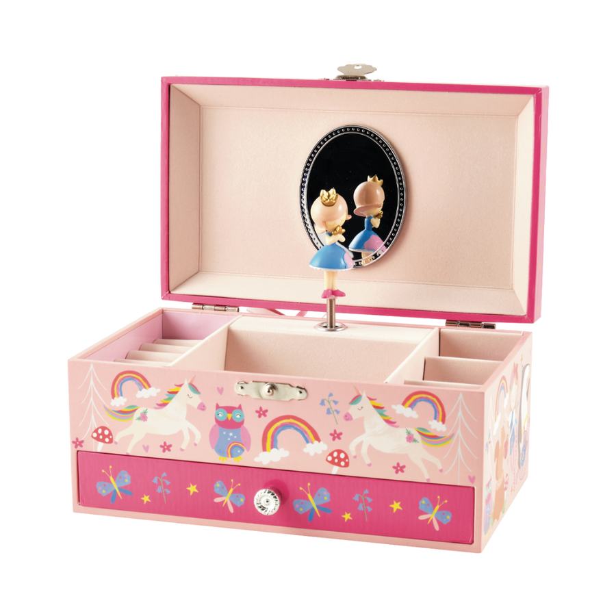 Musical Jewellery Box with Drawer - Rainbow Fairy