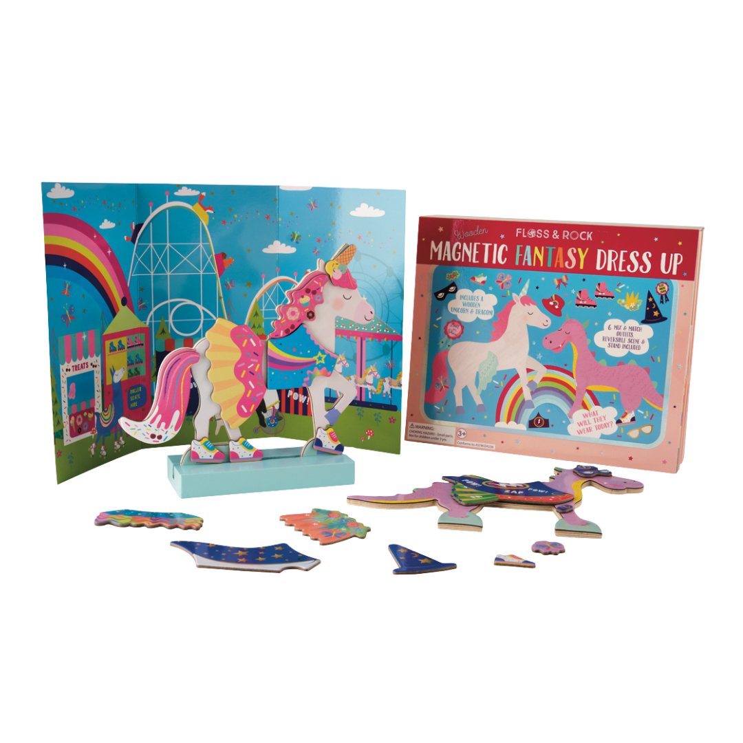 Wooden Magnetic Dress Up - Fantasy Pets