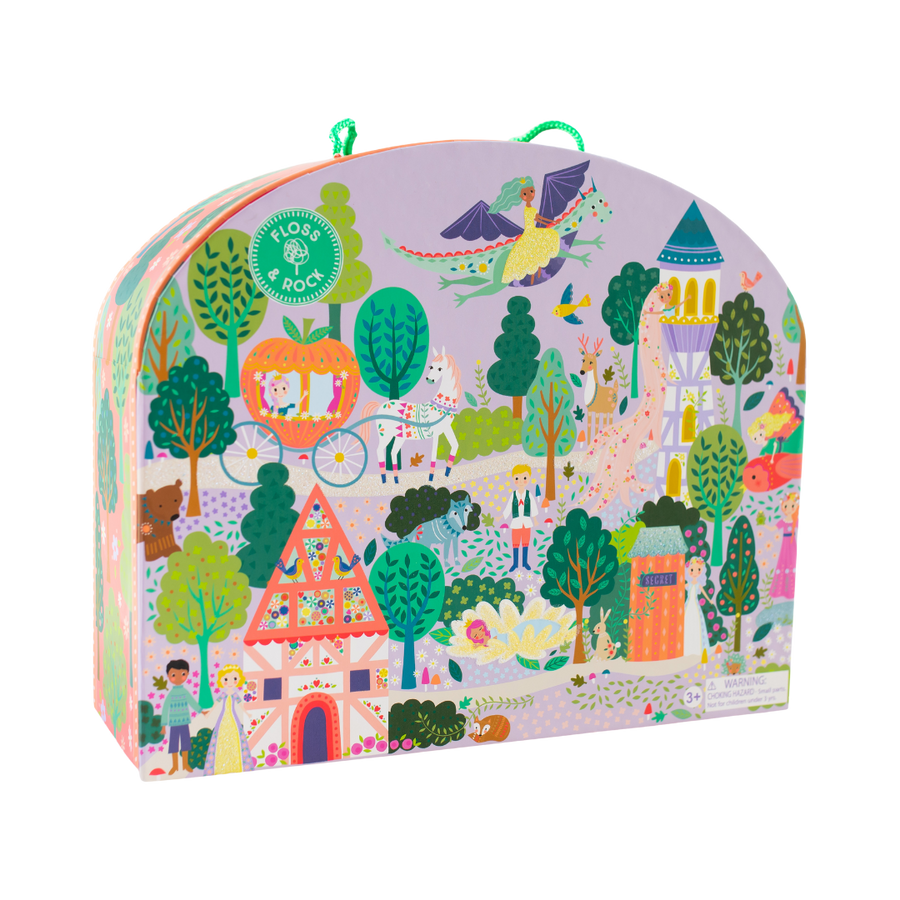 Playbox with Wooden Pieces - Fairy Tale