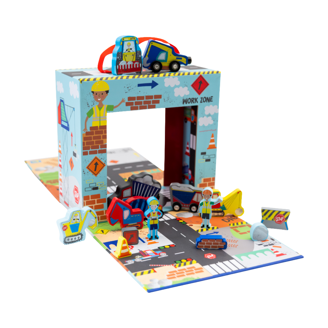 Playbox with Wooden Pieces - Construction