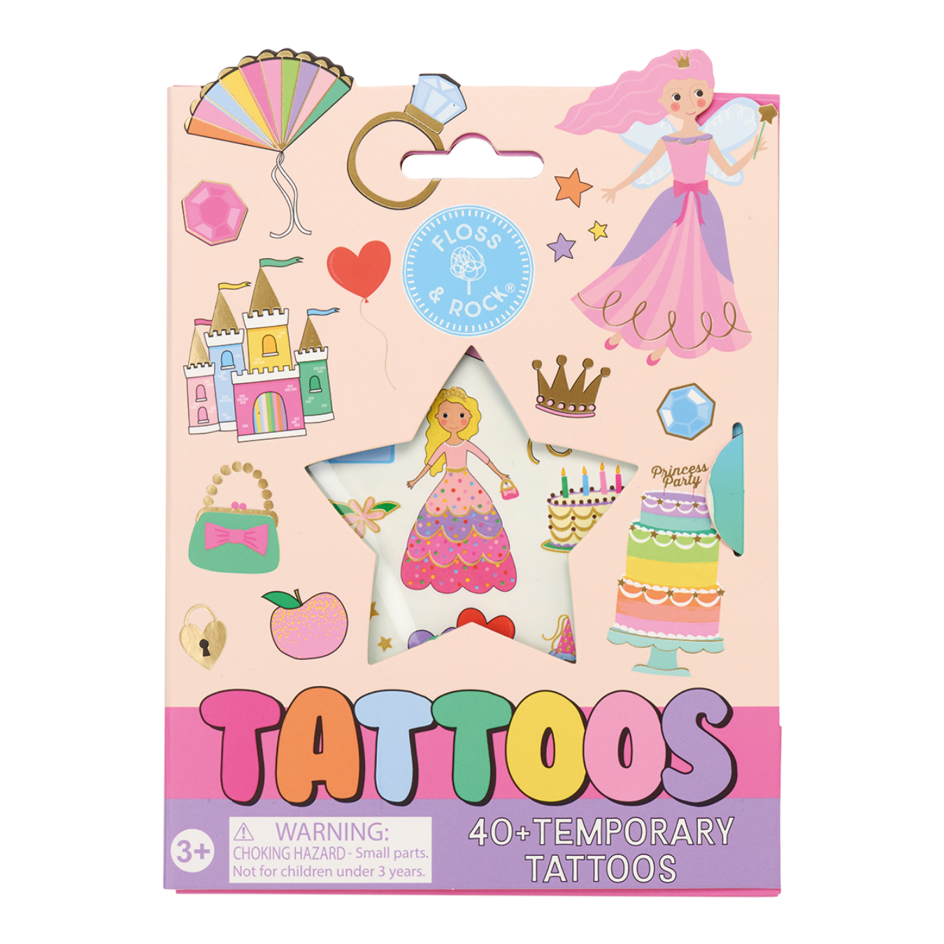 Temporary Tattoos (Princess) | Children's Toy | Floss & Rock
