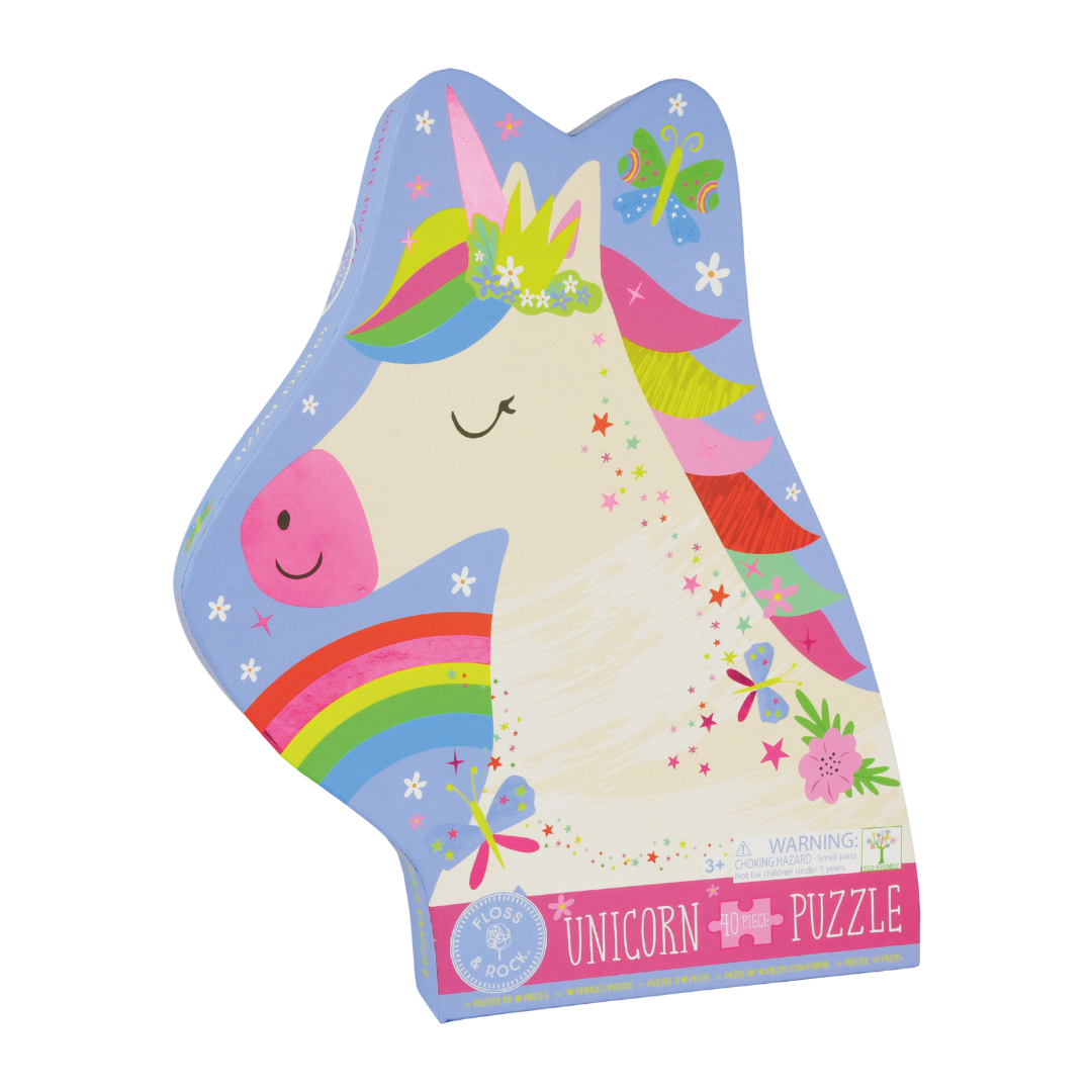 40 Piece Jigsaw - Rainbow Fairy Unicorn
