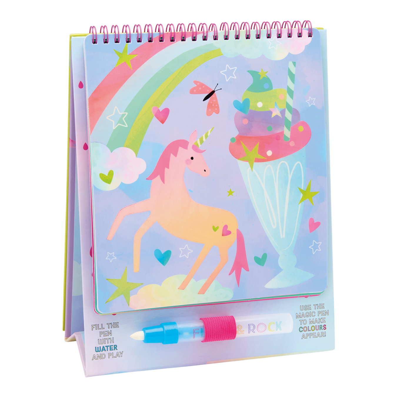 Magic Colour Changing Watercard Easel and Pen - Fantasy