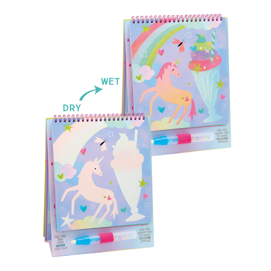 Magic Colour Changing Watercard Easel and Pen - Fantasy