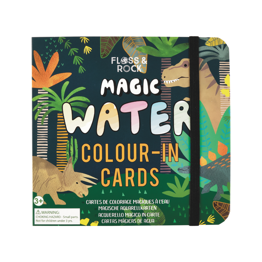Magic Colour Changing Water Cards - Dinosaur