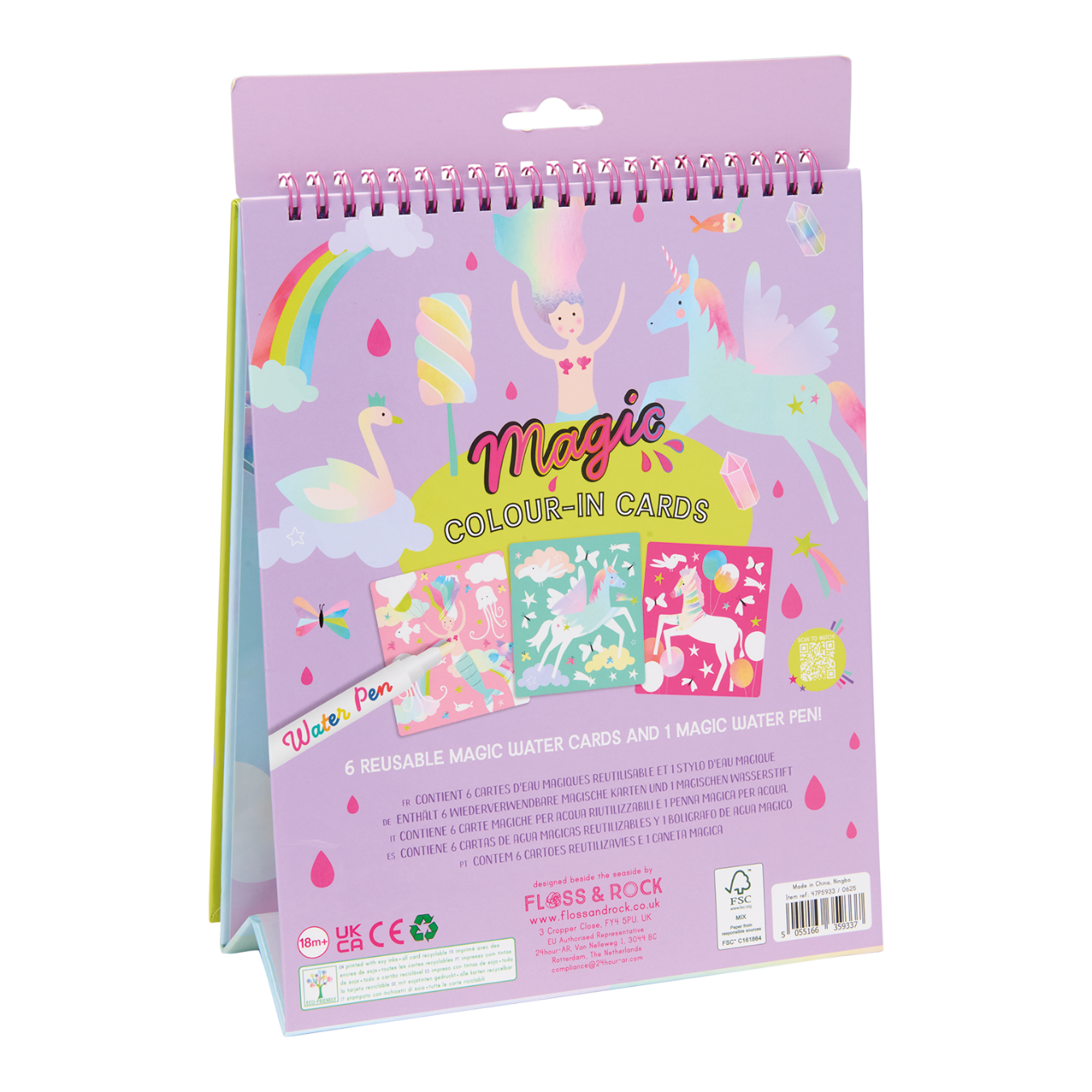 Magic Colour Changing Watercard Easel and Pen - Fantasy