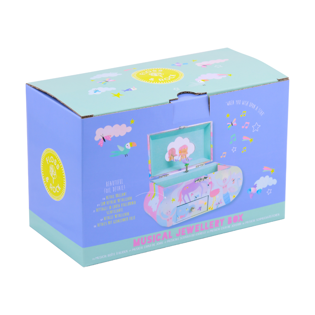 Musical Jewellery Box Cloud Shape - Fantasy