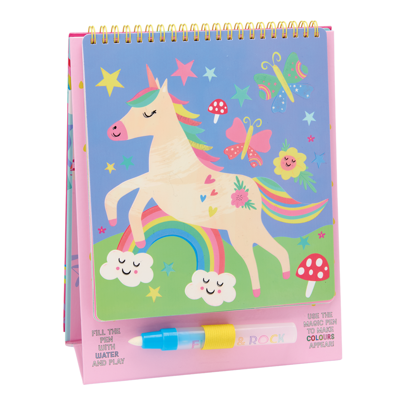 Magic Colour Changing Watercard Easel and Pen - Rainbow Fairy