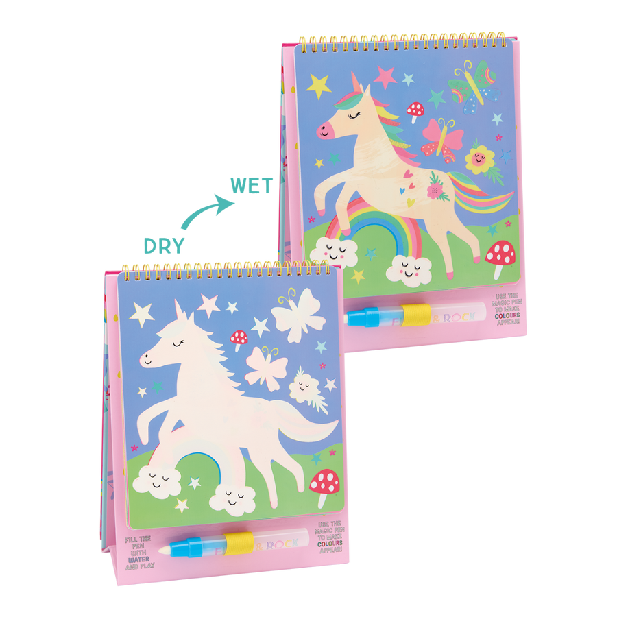 Magic Colour Changing Watercard Easel and Pen - Rainbow Fairy