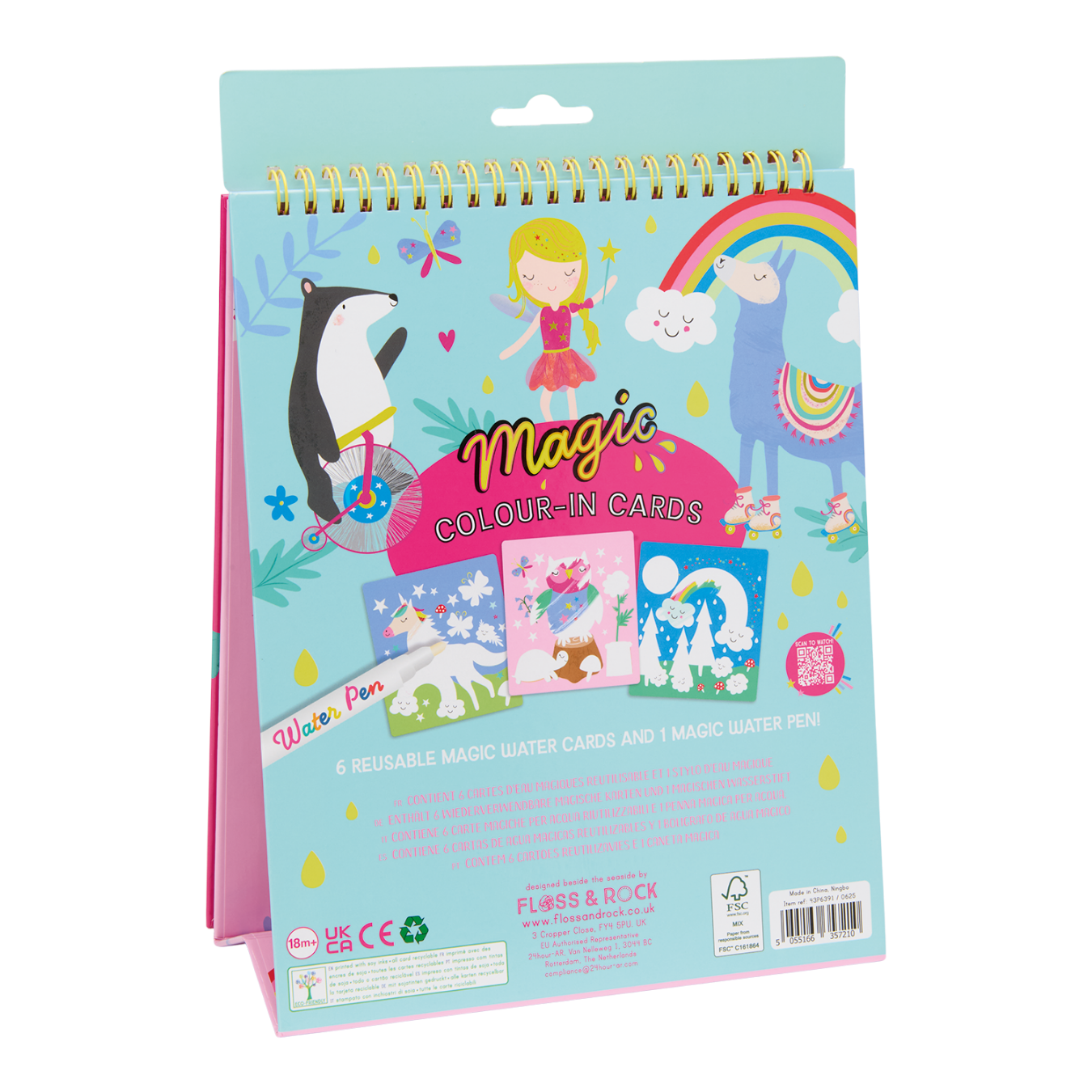 Magic Colour Changing Watercard Easel and Pen - Rainbow Fairy