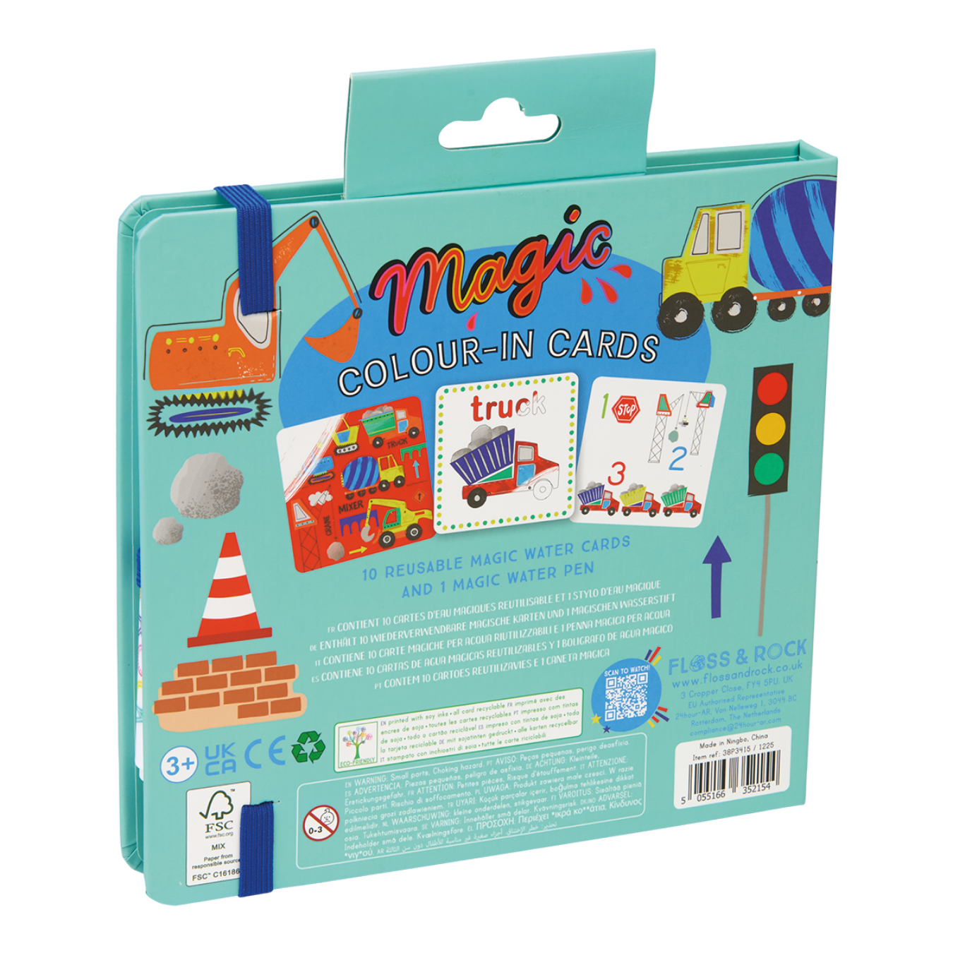 Magic Colour Changing Water Cards - Construction