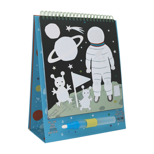 Magic Colour Changing Watercard Easel and Pen - Space
