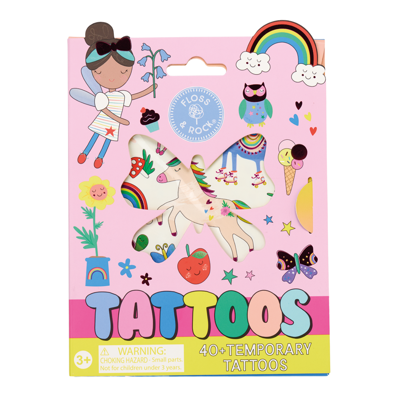 Temporary Tattoos (Rainbow Fairy) | Children's Toy | Floss & Rock