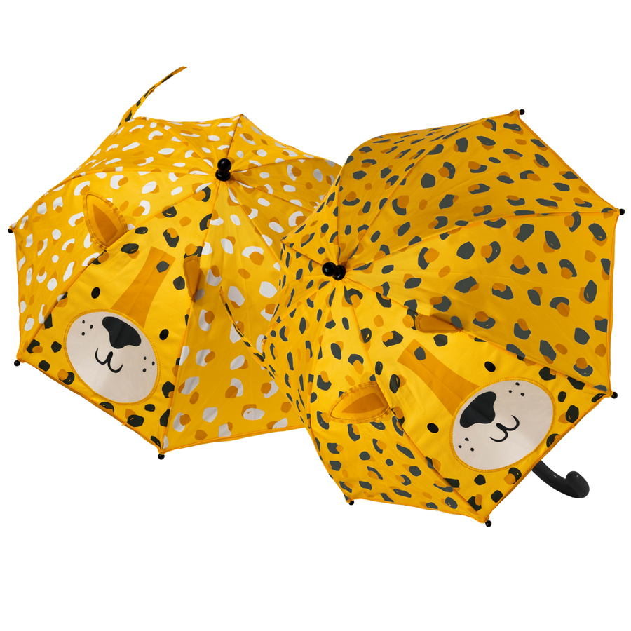 Colour Changing 3D Umbrella - Leopard