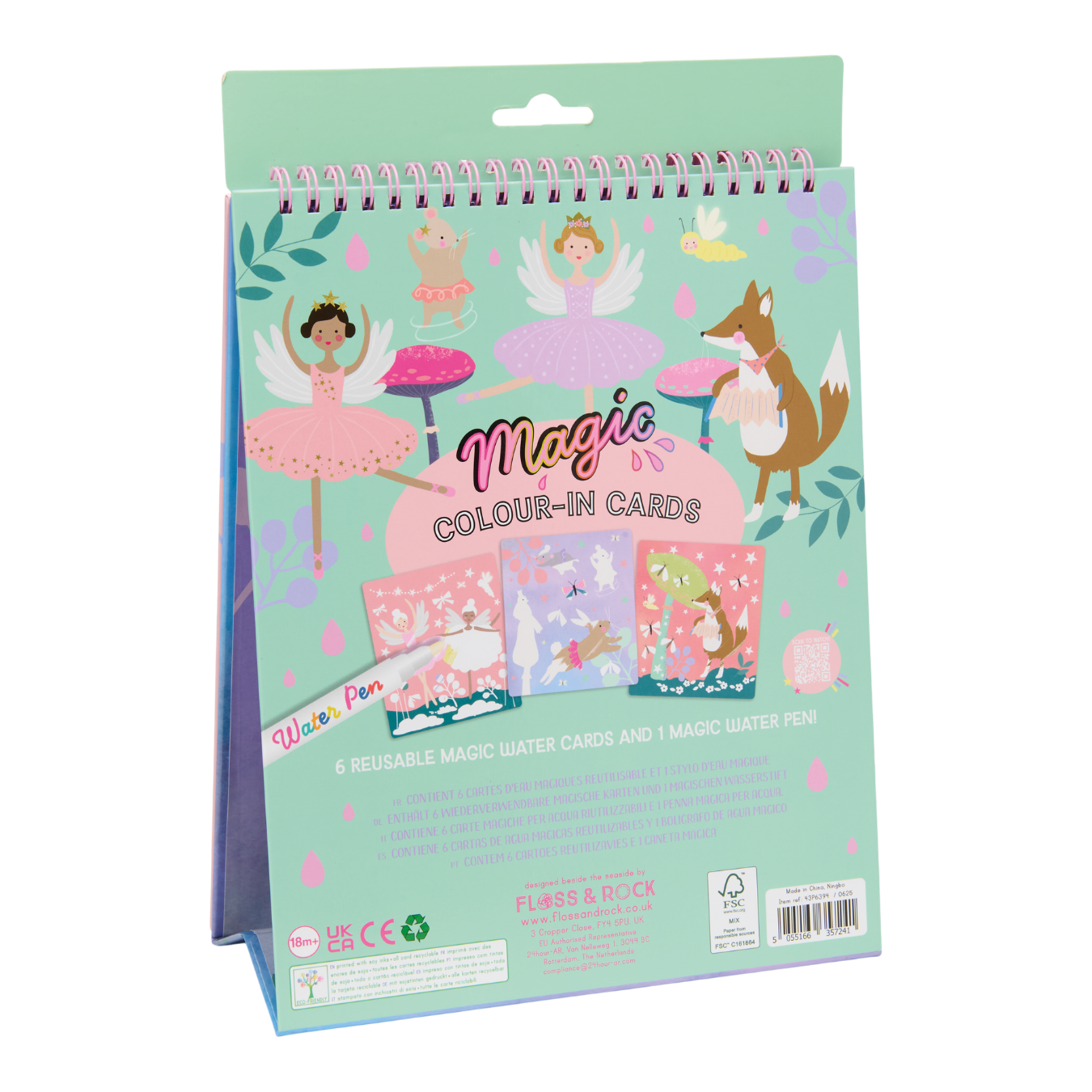Magic Colour Changing Watercard Easel and Pen - Enchanted