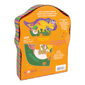 12 Piece Shaped Jigsaw in Shaped Box - Dinosaur