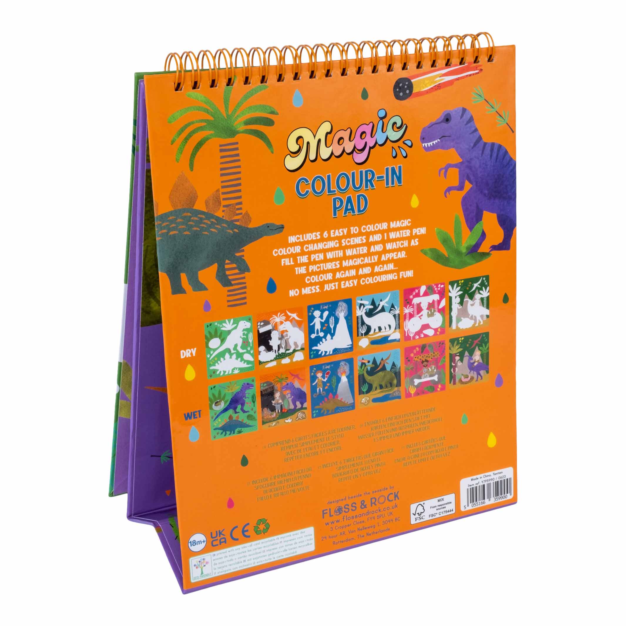 Magic Colour Changing Watercard Easel and Pen - Dinosaur