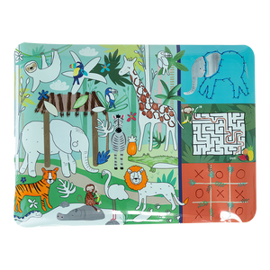 Colouring Fun & Games Mat - Jungle