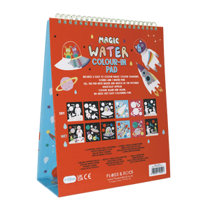 Magic Colour Changing Watercard Easel and Pen - Space