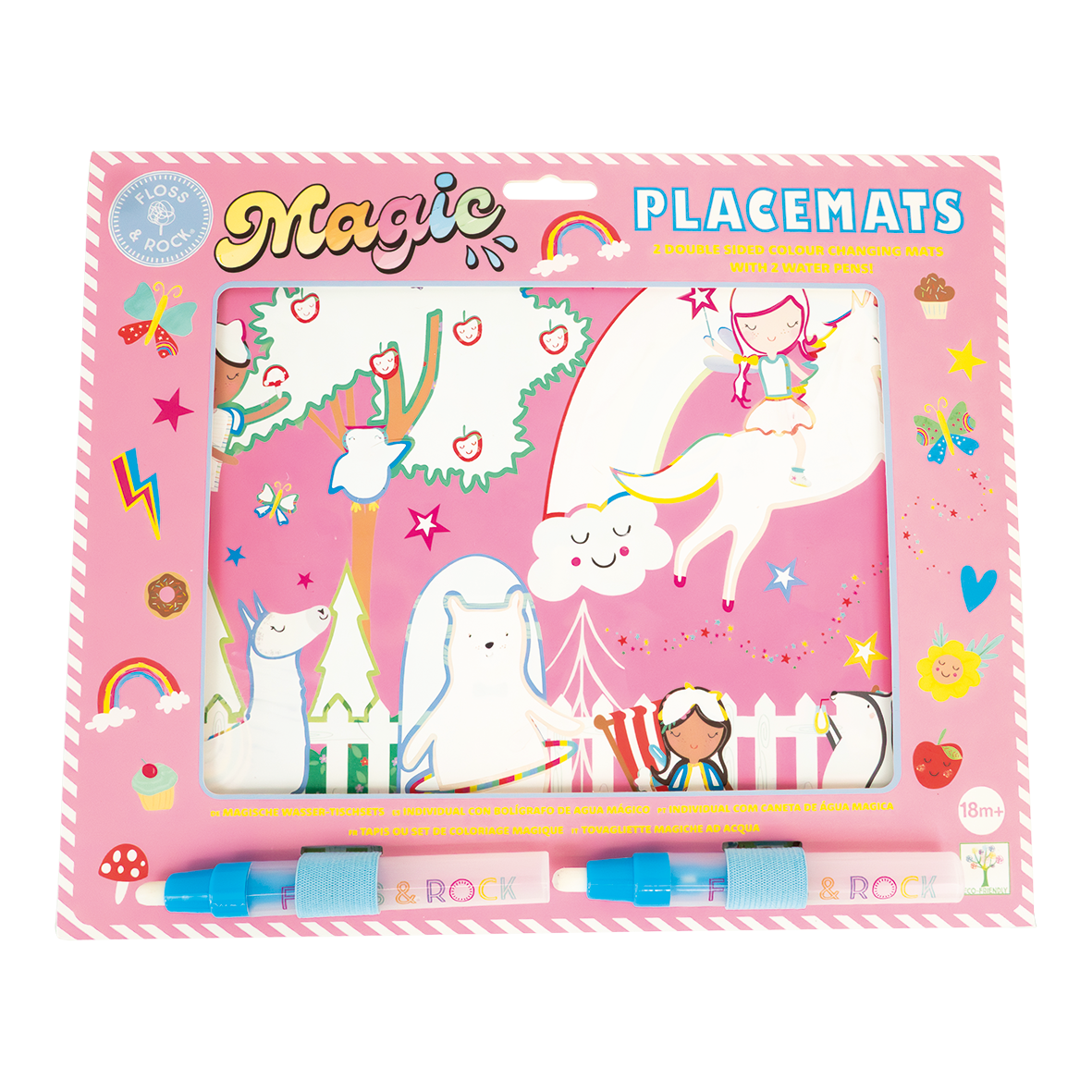 Magic Water Placemats - Rainbow Fairy