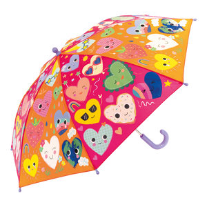 6+ Colour Change Umbrellas - Hearts