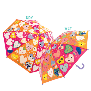 6+ Colour Change Umbrellas - Hearts