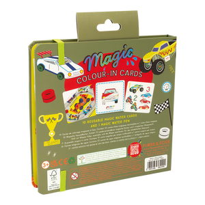Magic Color Changing Water Cards - Cars