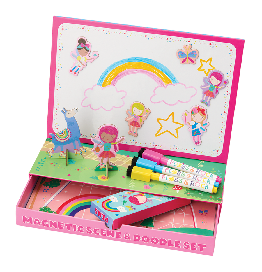 Magnetic Scene and Doodle Set - Rainbow Fairy
