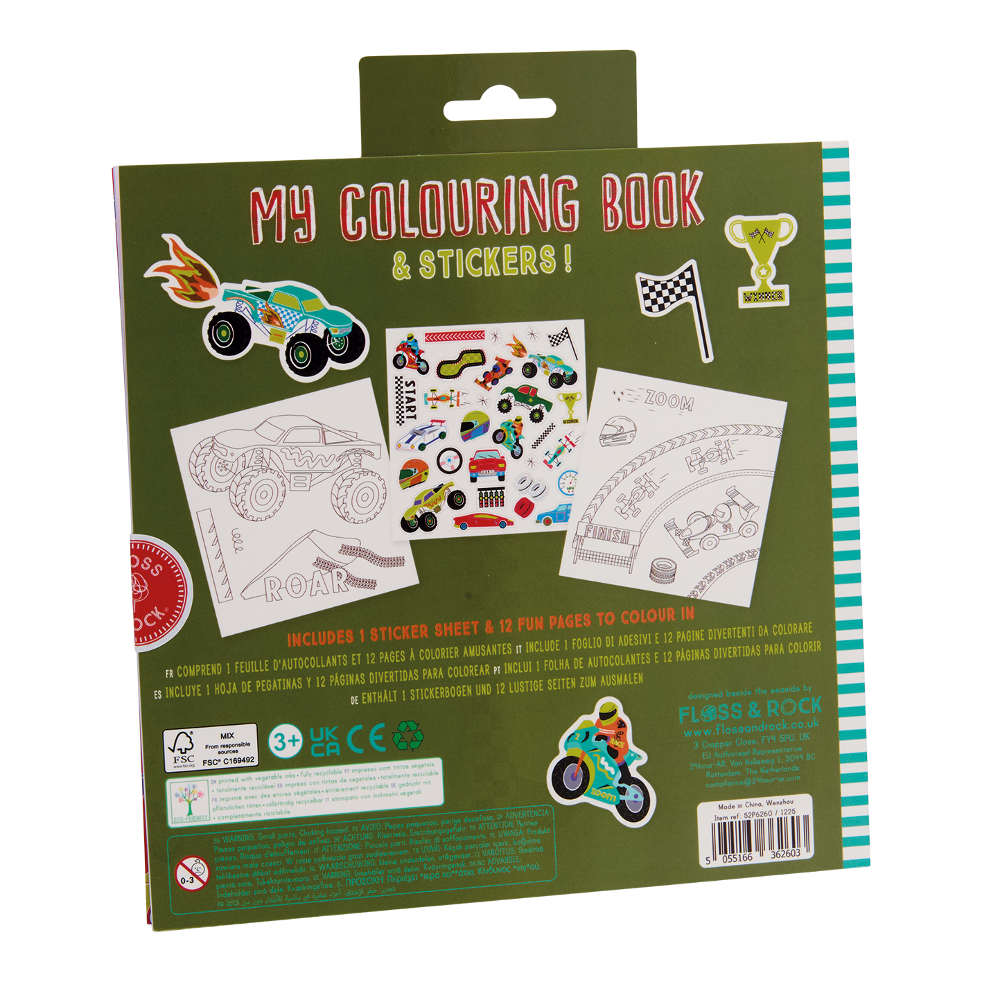 Scribble Sniffs My Colouring Book - Cars