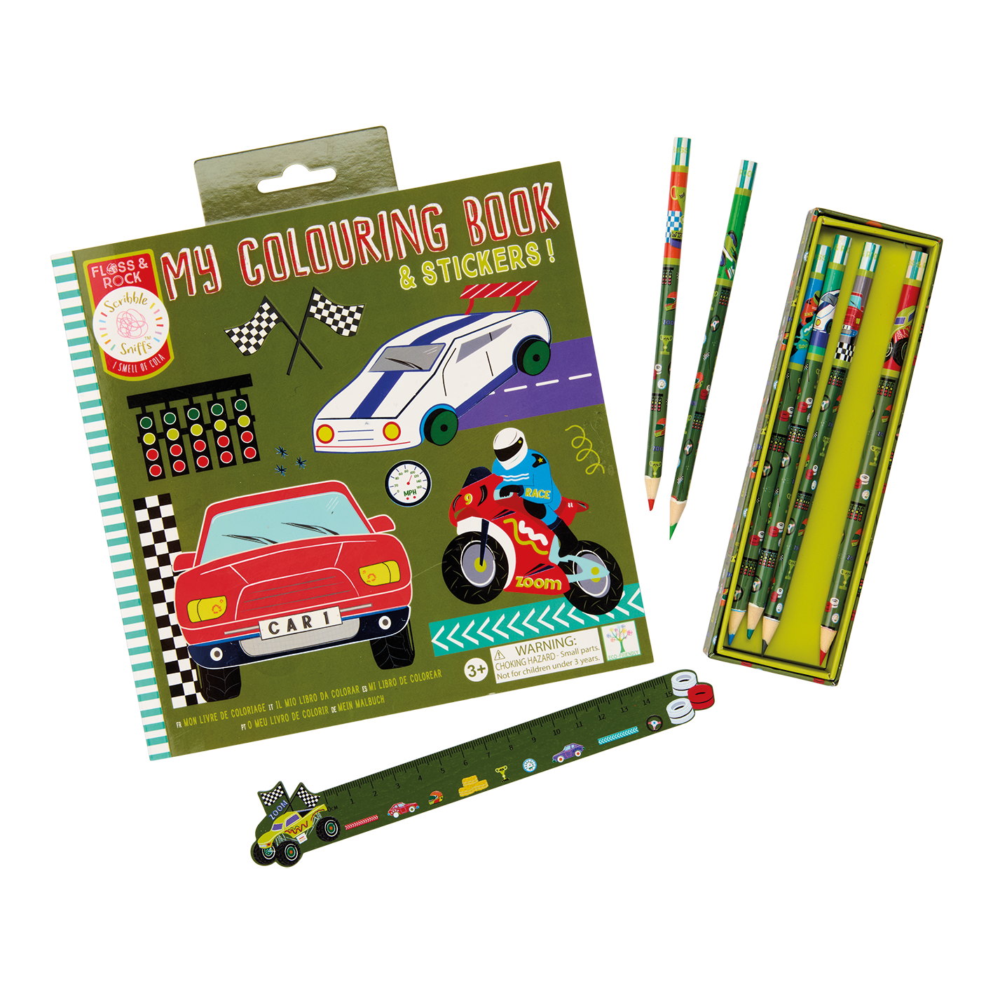 Scribble Sniffs My Colouring Book - Cars