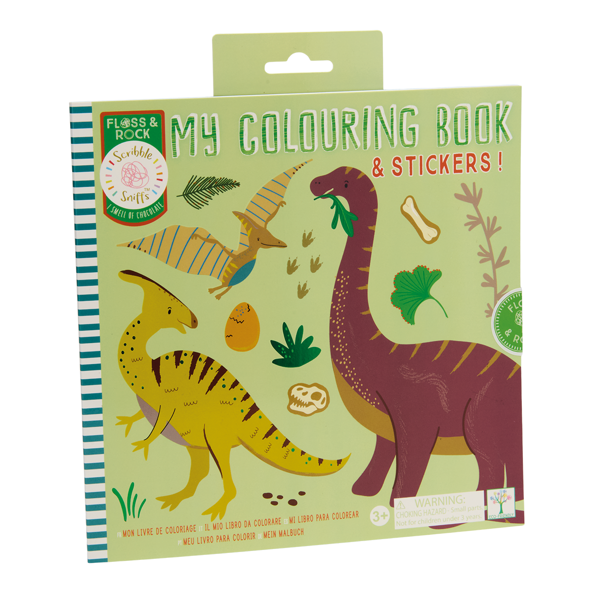 Scribble Sniffs My Colouring Book - Dinosaur