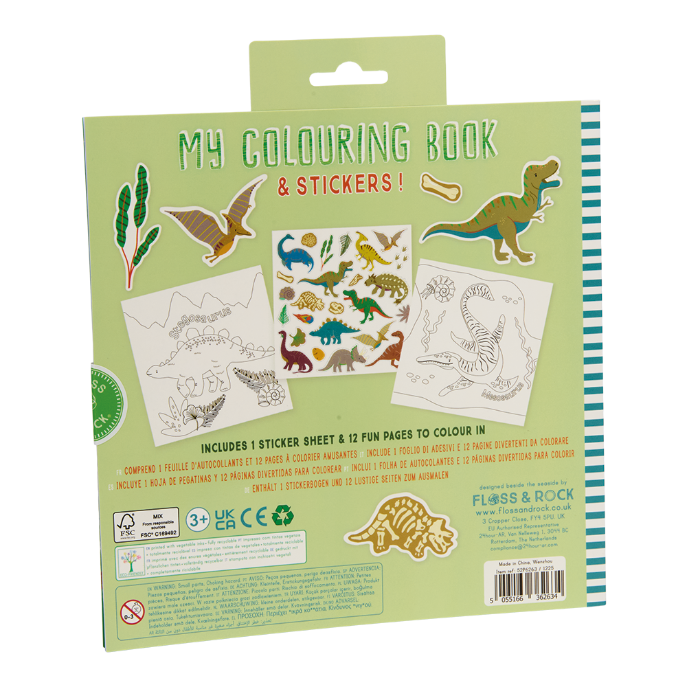 Scribble Sniffs My Colouring Book - Dinosaur