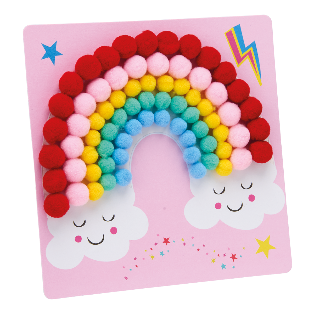 Pom Pom Art - Rainbow Fairy