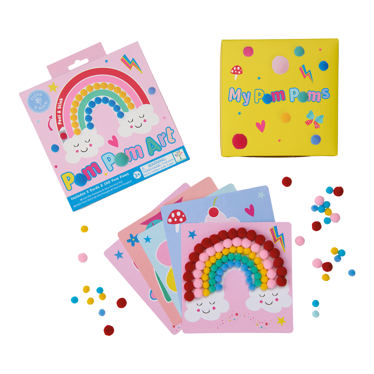 Pom Pom Art - Rainbow Fairy