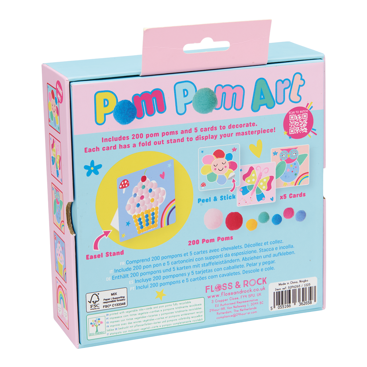 Pom Pom Art - Rainbow Fairy