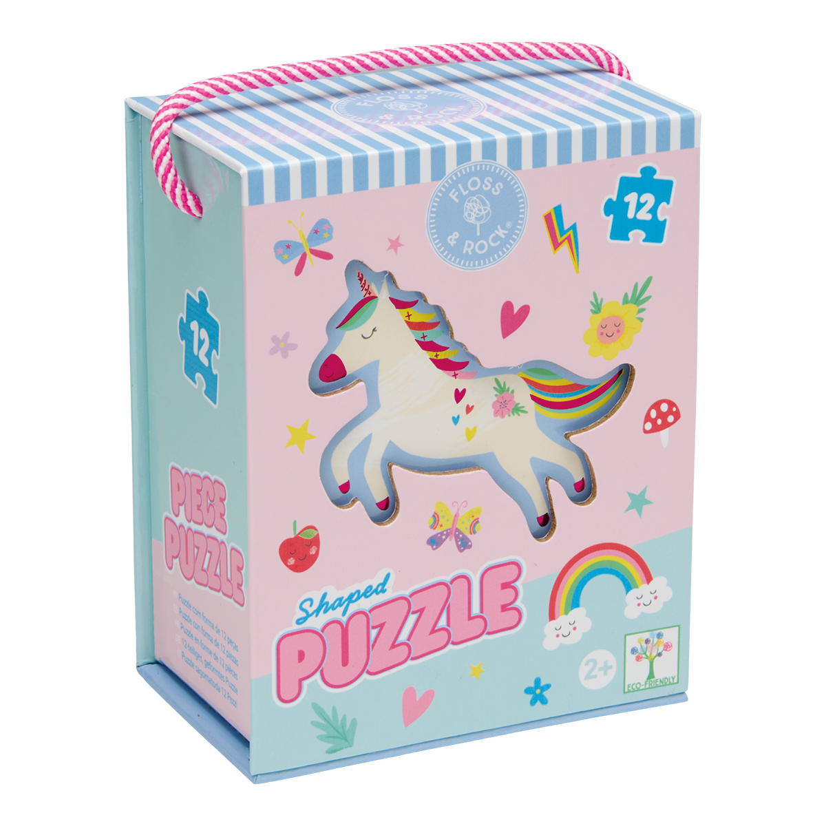 12-piece Shaped Puzzle - Rainbow Fairy