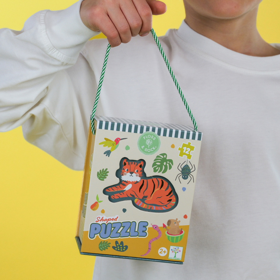 12-piece Shaped Puzzle - Jungle