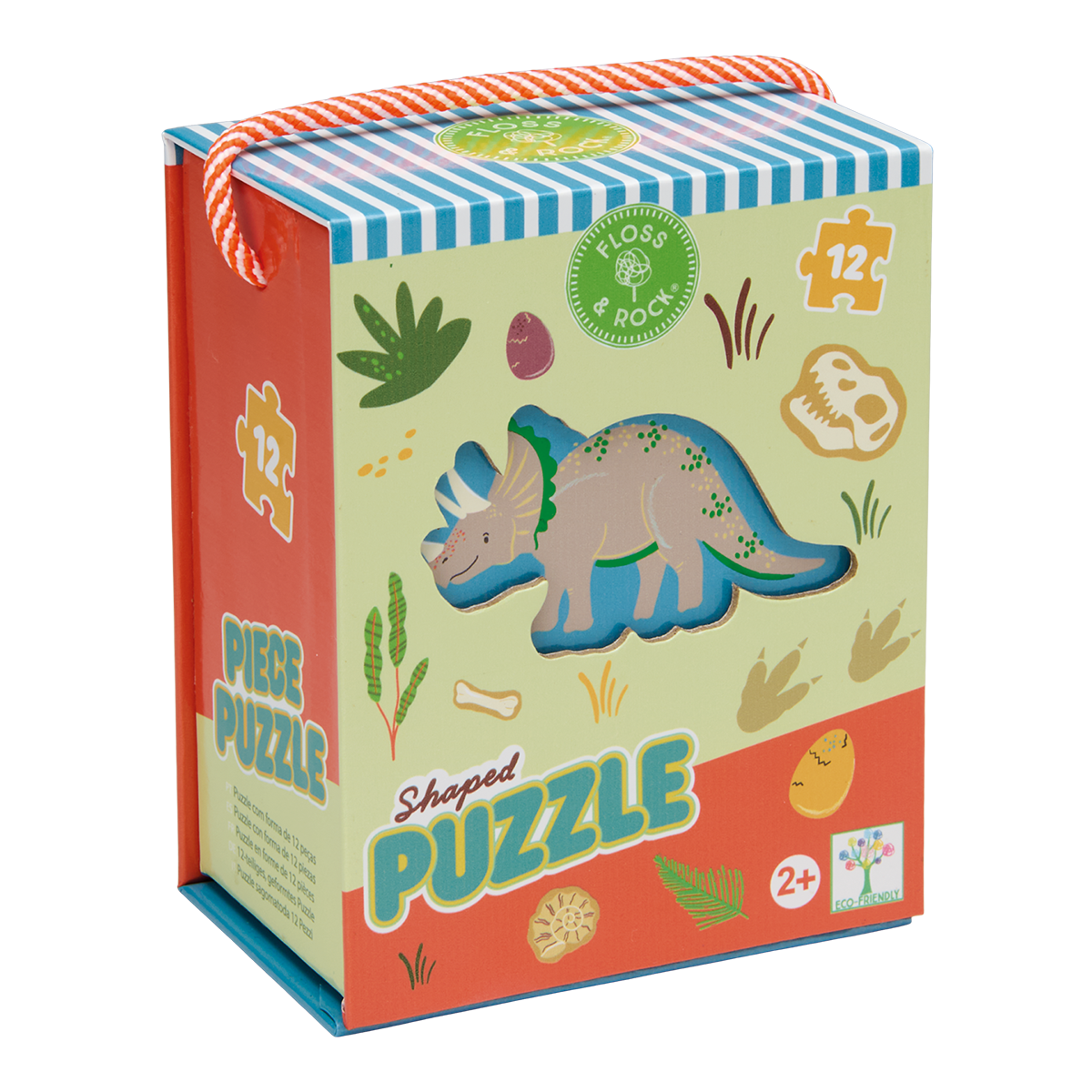 12-piece Shaped Puzzle - Dino