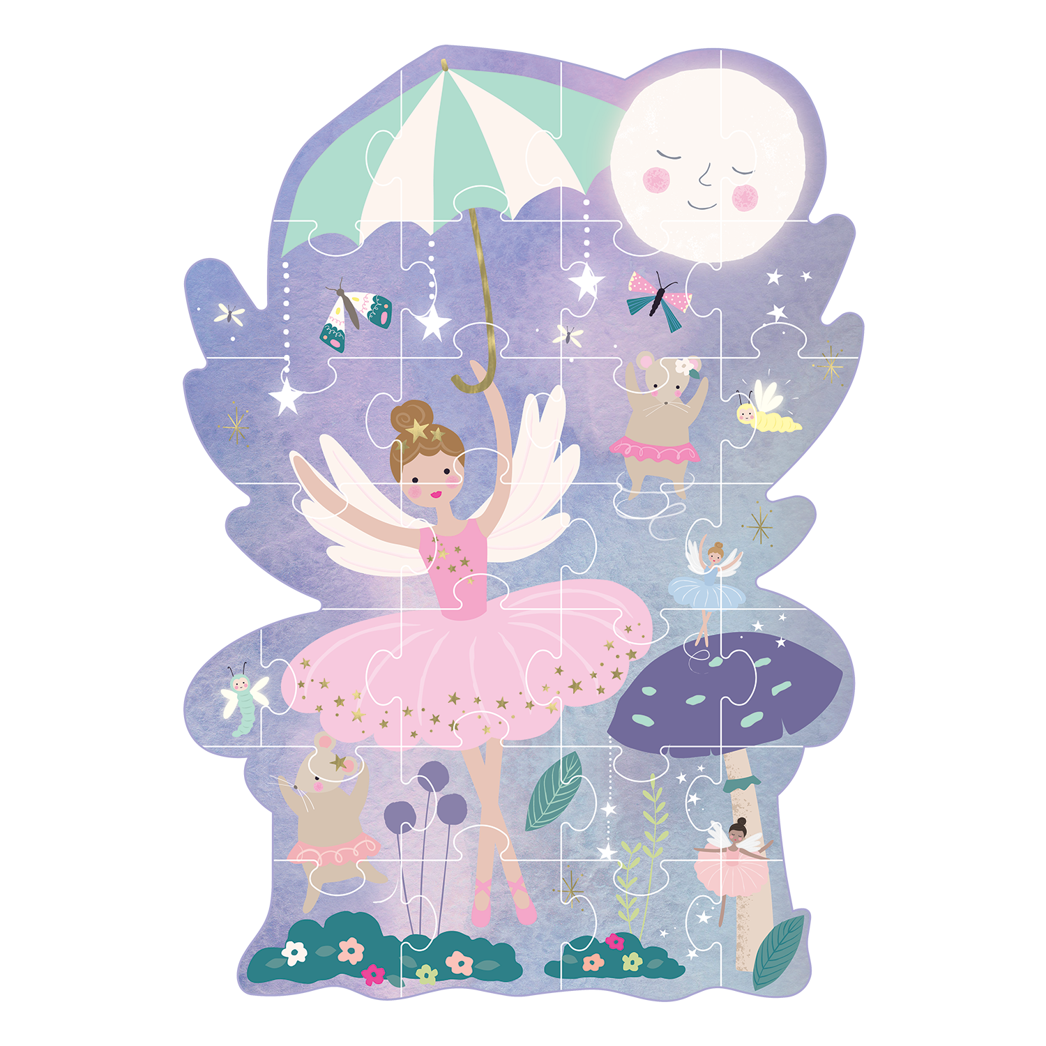 30-piece Shaped Puzzle - Enchanted