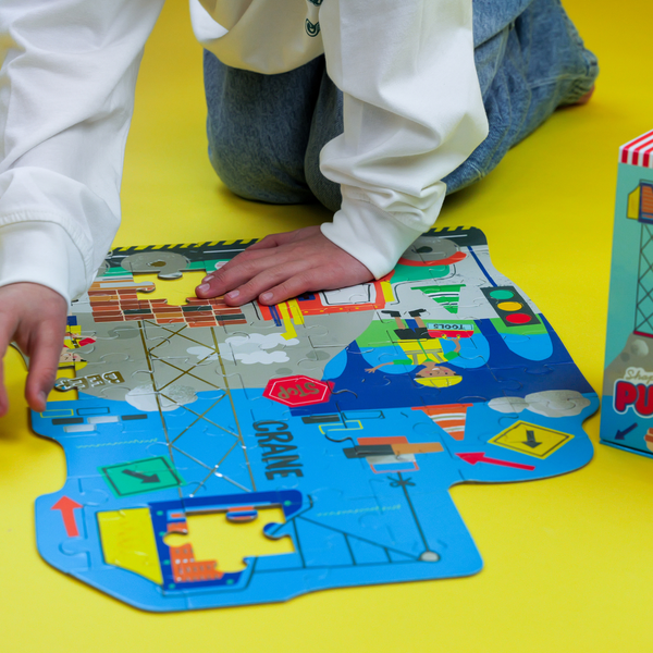 60pc Shaped Jigsaw Puzzle - Construction | Eco-friendly gifts & toys ...
