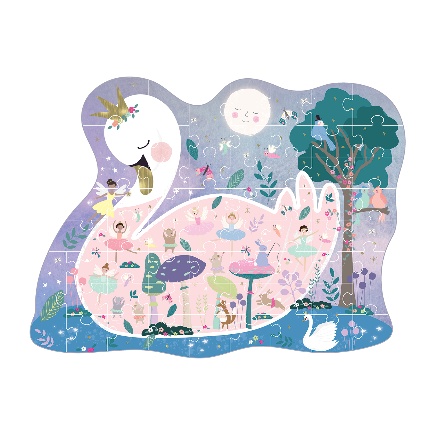 60-piece Shaped Puzzle - Enchanted