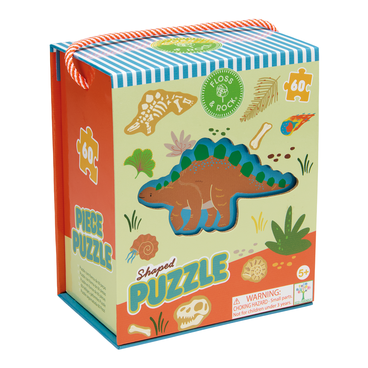 60-piece Shaped Puzzle - Dino