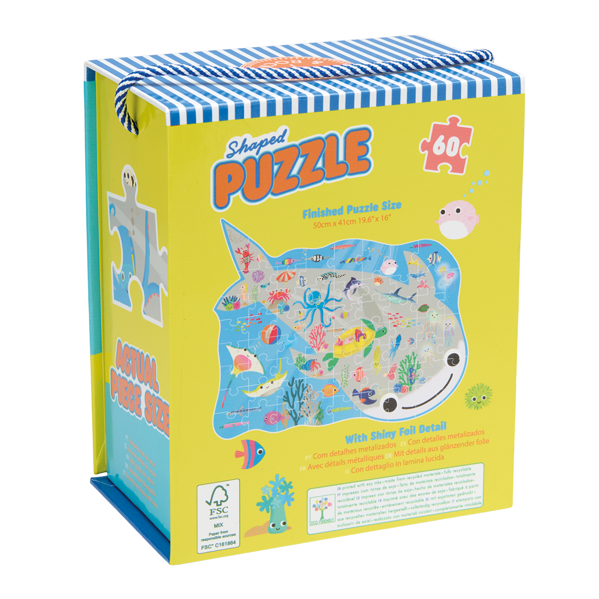 60-piece Shaped Puzzle - Ocean