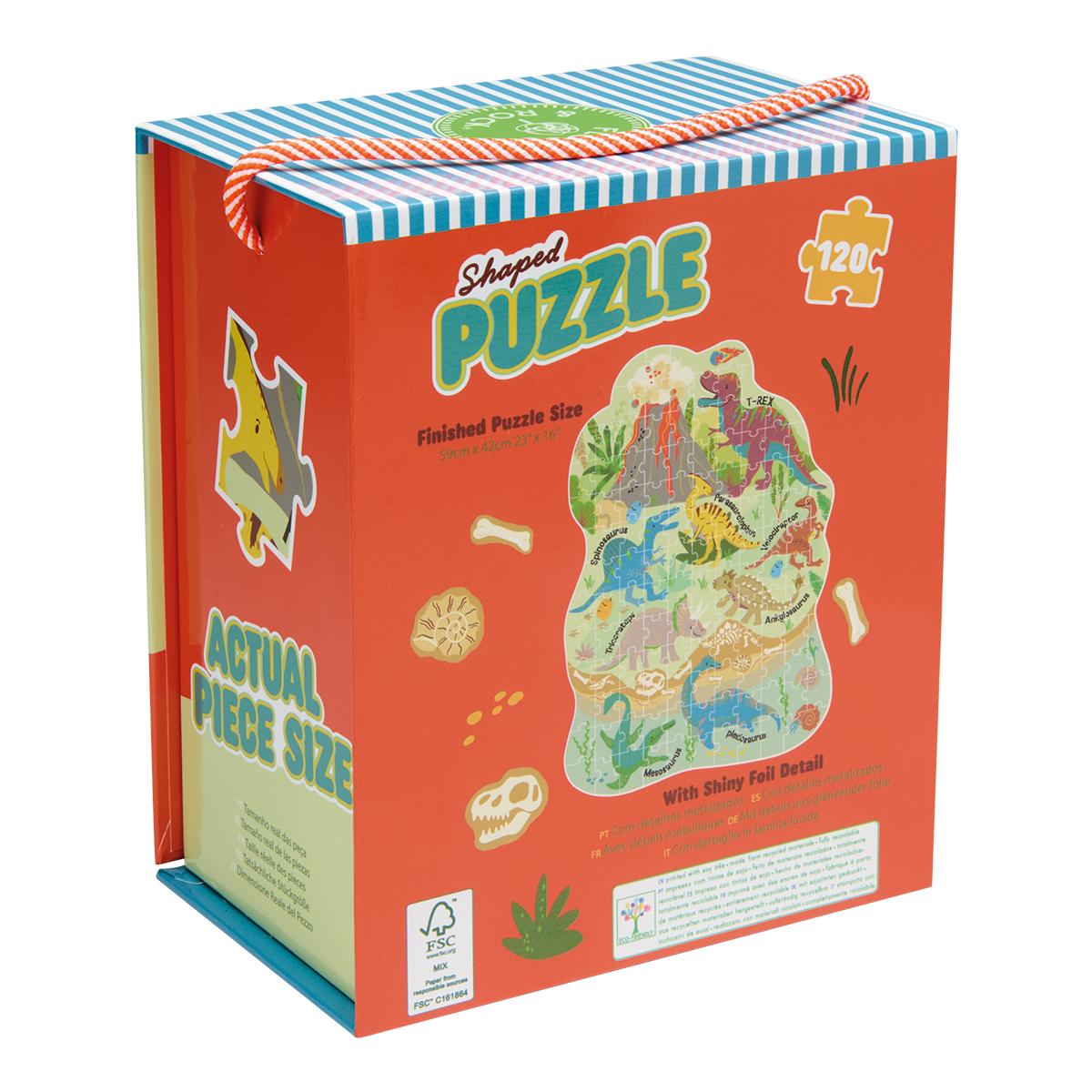 120-piece Shaped Puzzle - Dino