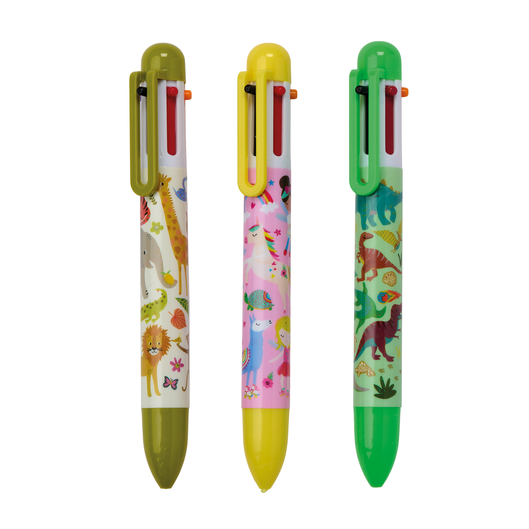 Six Colour Pen - Dino