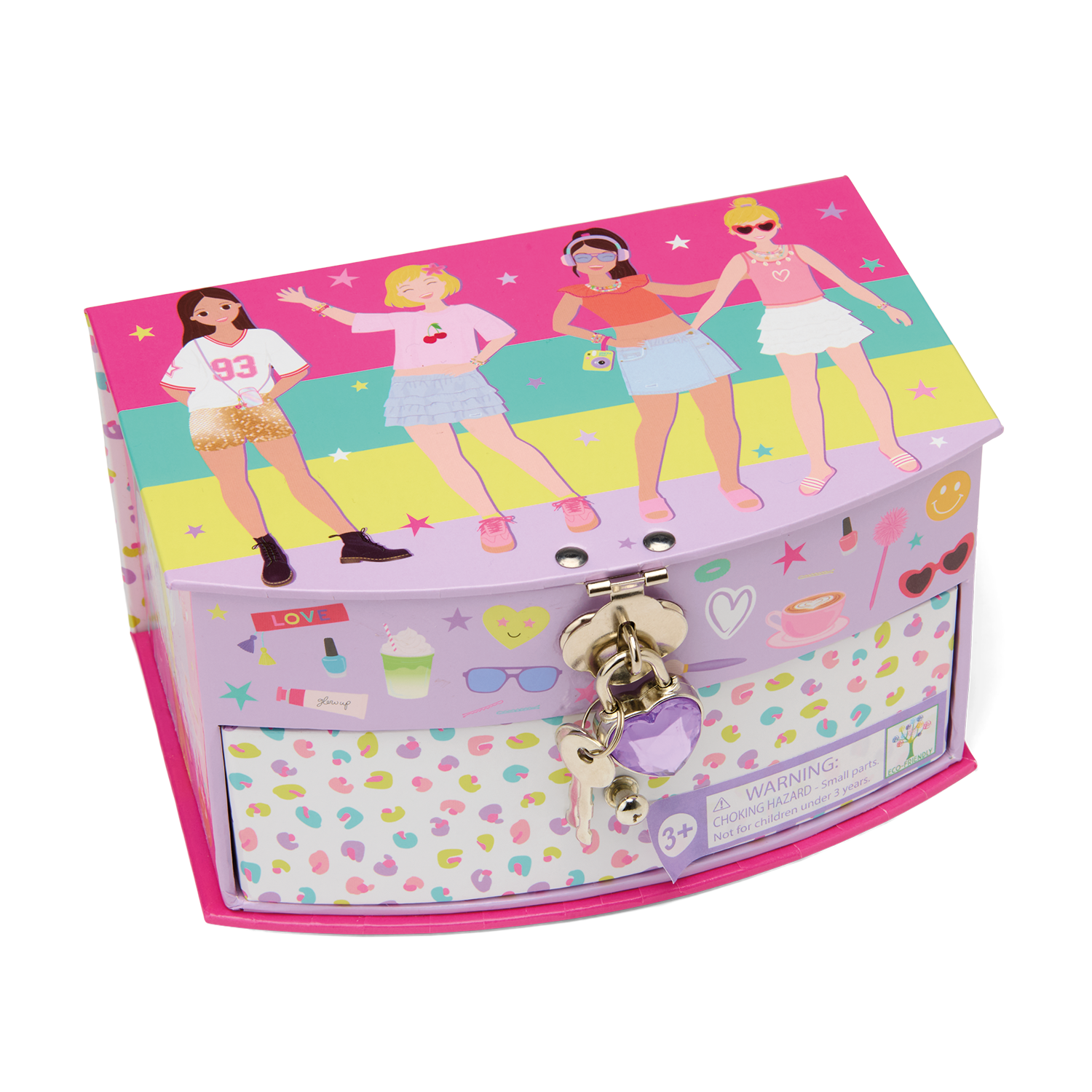 Fashion Friends - Fab Friends Lockable Jewellery Box